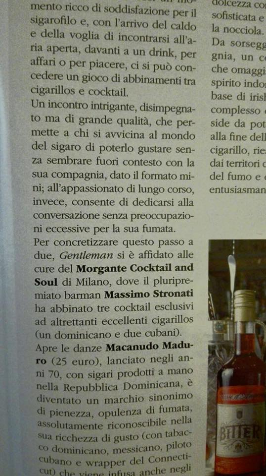 Morgante Cocktail&soul Milano